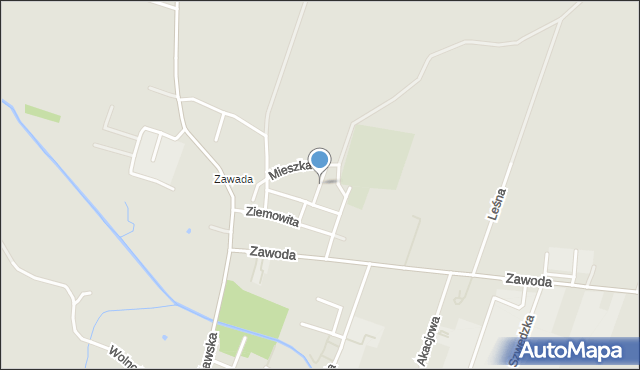 Raciąż powiat płoński, Króla Bolesława Chrobrego, mapa Raciąż powiat płoński