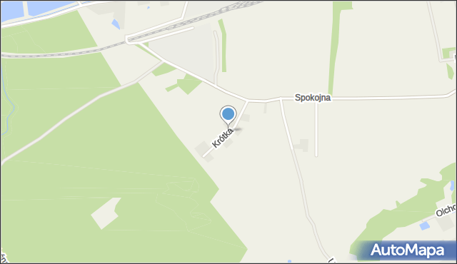 Rembertów, Krótka, mapa Rembertów