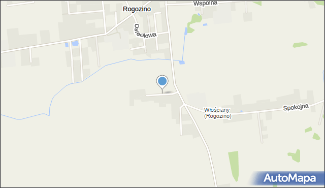 Rogozino, Krótka, mapa Rogozino