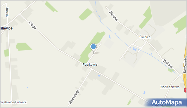 Rzeniszów, Kryształowa, mapa Rzeniszów