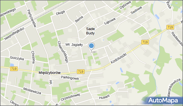 Sade Budy, Króla Jana III Sobieskiego, mapa Sade Budy