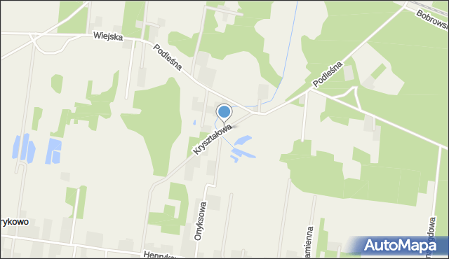 Sobolewo gmina Grabówka, Kryształowa, mapa Sobolewo gmina Grabówka