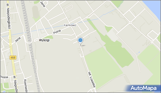 Sopot, Króla Władysława Łokietka, mapa Sopotu