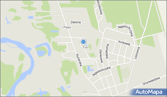 Sulejów powiat piotrkowski, Króla Jana III Sobieskiego, mapa Sulejów powiat piotrkowski