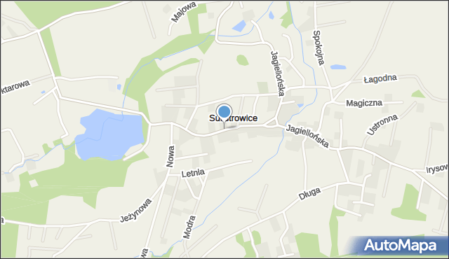 Sulistrowice gmina Sobótka, Króla Bolesława Chrobrego, mapa Sulistrowice gmina Sobótka