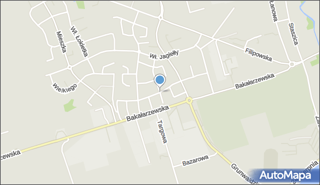 Suwałki, Króla Bolesława Chrobrego, mapa Suwałk