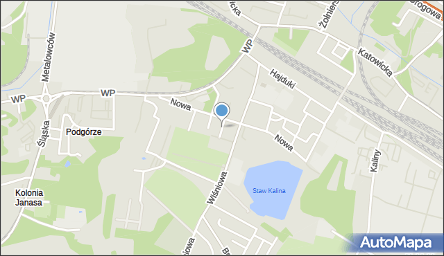 Świętochłowice, Krzyżyńskich Marianny i Jana, mapa Świętochłowice