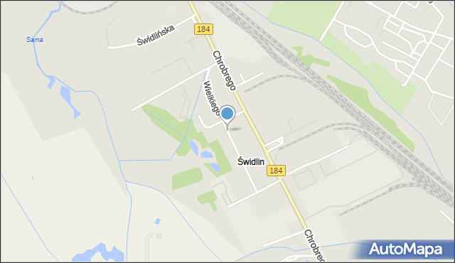 Szamotuły, Króla Kazimierza Wielkiego, mapa Szamotuły