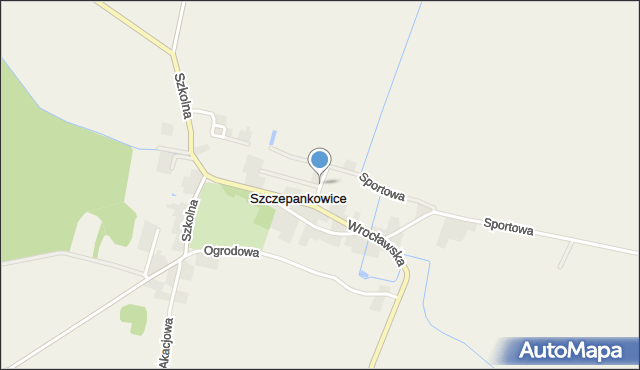 Szczepankowice, Krótka, mapa Szczepankowice