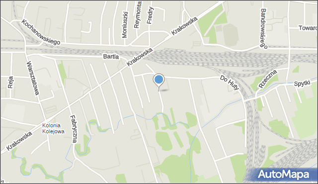 Tarnów, Kraszewskiego Józefa Ignacego, mapa Tarnów