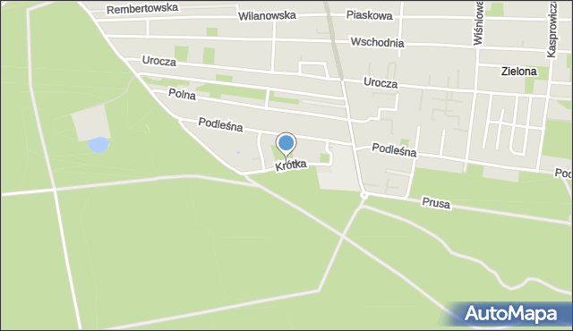 Warszawa, Krótka, mapa Warszawy