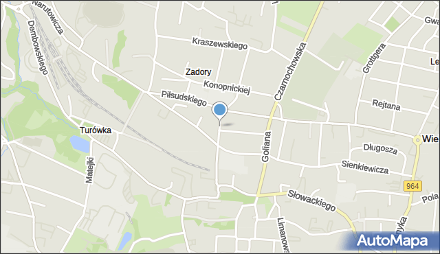 Wieliczka, Królowej Jadwigi, mapa Wieliczka