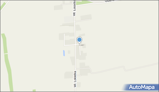 Wocławy, Króla Władysława Jagiełły, mapa Wocławy