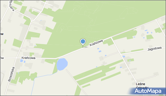 Wola Rakowa, Krańcowa, mapa Wola Rakowa