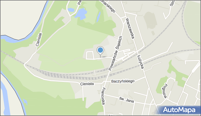 Zgorzelec, Krupińskiego Bolesława, mapa Zgorzelec