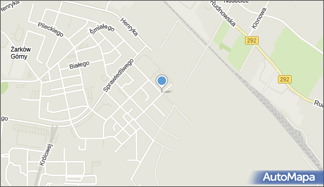 Głogów, Książąt Oleśnickich, mapa Głogów