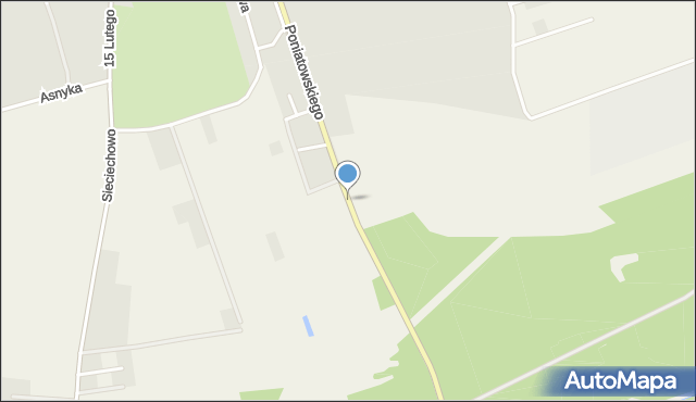Kulice gmina Nowogard, Księcia Józefa Poniatowskiego, mapa Kulice gmina Nowogard