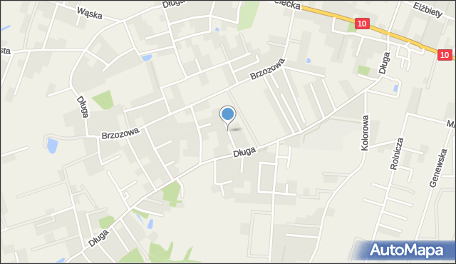 Mierzyn gmina Dobra (Szczecińska), Księżycowa, mapa Mierzyn gmina Dobra (Szczecińska)