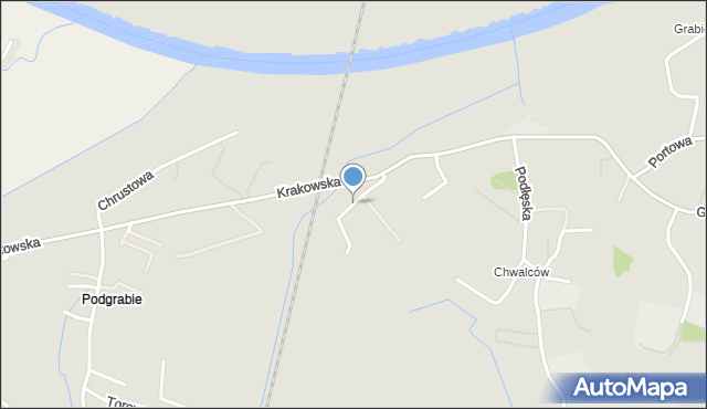 Niepołomice, Książka Franciszka, mapa Niepołomice