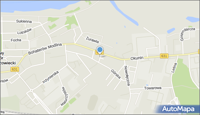 Nowy Dwór Mazowiecki, Księcia Ziemowita III, mapa Nowy Dwór Mazowiecki