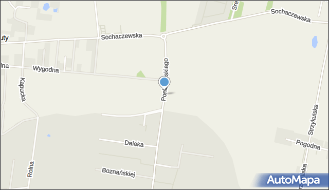 Strzykuły, Księcia Józefa Poniatowskiego, mapa Strzykuły