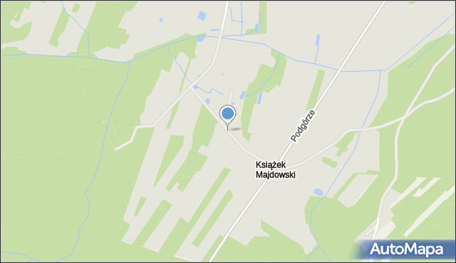 Szydłowiec, Książek Majdowski, mapa Szydłowiec