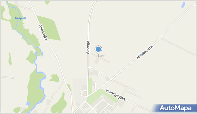 Bakałarzewo, Kujałowicz Aleksandry, mapa Bakałarzewo