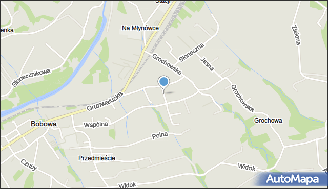 Bobowa powiat gorlicki, Kurka Jana, ks., mapa Bobowa powiat gorlicki