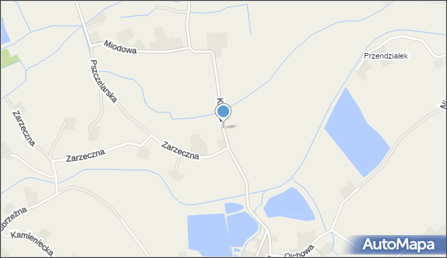 Bronów gmina Czechowice-Dziedzice, Kunza Jana, ks., mapa Bronów gmina Czechowice-Dziedzice