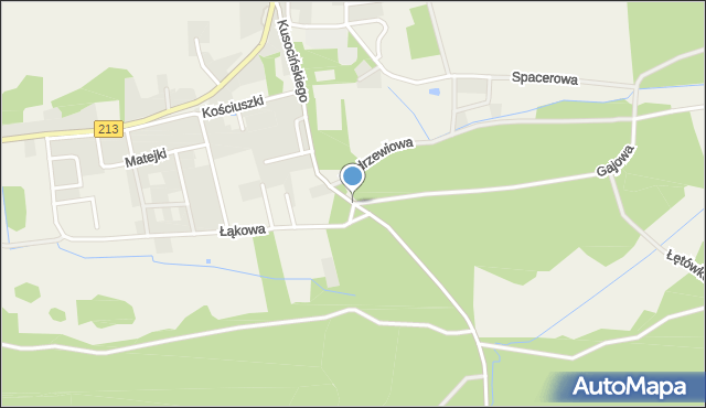 Choczewo, Kusocińskiego Janusza, mapa Choczewo