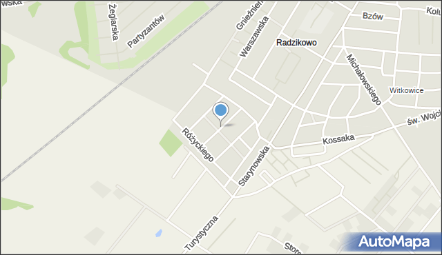 Kołobrzeg, Kurpińskiego Karola, mapa Kołobrzegu