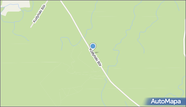 Kudyński Bór, Kudyński Bór, mapa Kudyński Bór