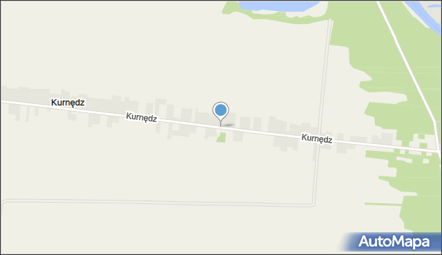 Kurnędz, Kurnędz, mapa Kurnędz