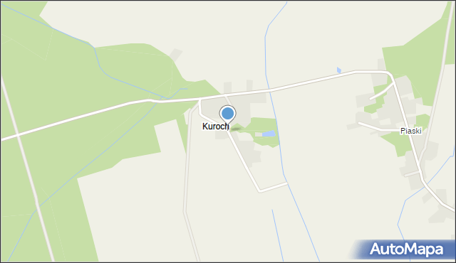 Kuroch, Kuroch, mapa Kuroch