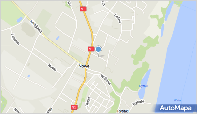 Nowe powiat świecki, Kuchczyńskiego Jana, mapa Nowe powiat świecki