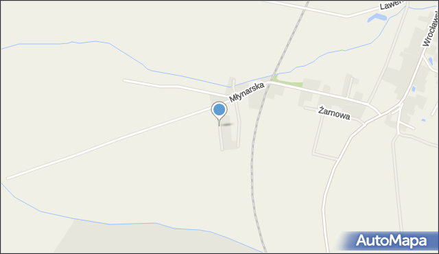 Rogów Sobócki, Kuźnicza, mapa Rogów Sobócki