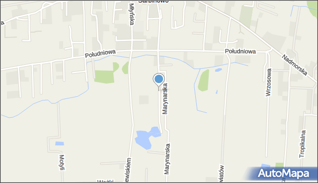 Sarbinowo gmina Mielno, Ku Słońcu, mapa Sarbinowo gmina Mielno