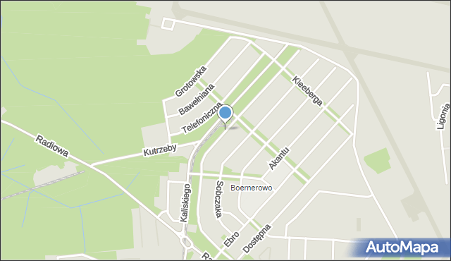 Warszawa, Kunickiego Stanisława, mapa Warszawy