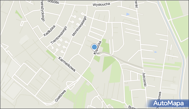 Wrocław, Kupiecka, mapa Wrocławia