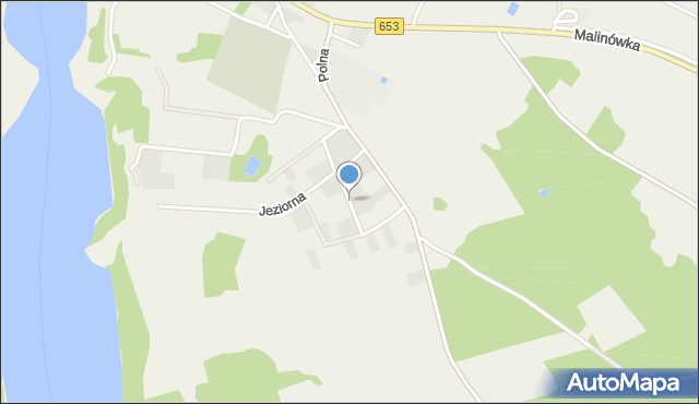 Bakałarzewo, Kwiatowa, mapa Bakałarzewo