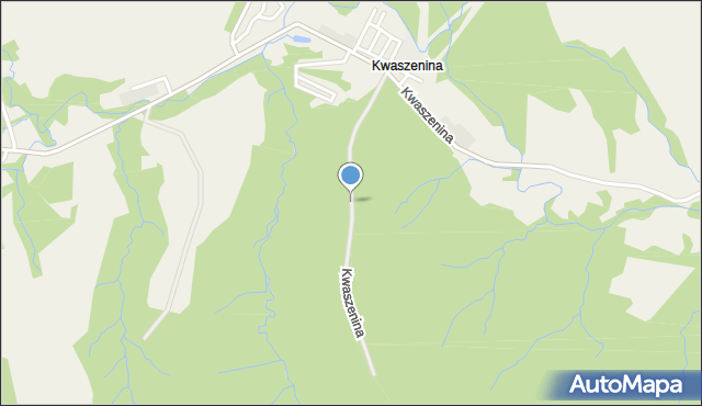Kwaszenina, Kwaszenina, mapa Kwaszenina