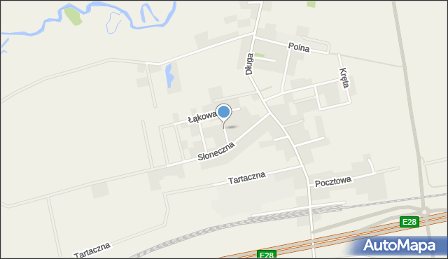 Łęczyce powiat wejherowski, Kwiatowa, mapa Łęczyce powiat wejherowski