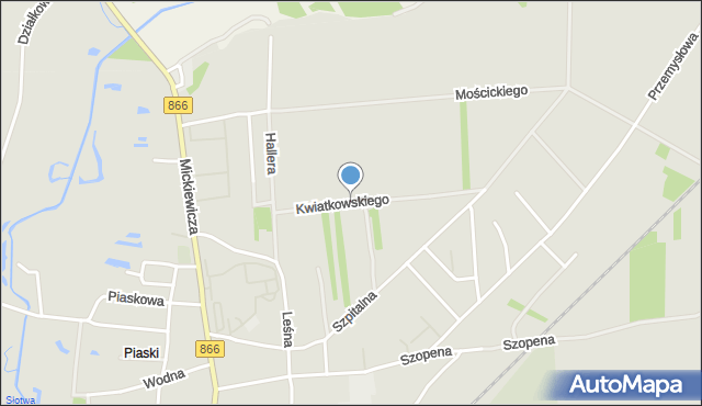 Lubaczów, Kwiatkowskiego Eugeniusza, mapa Lubaczów