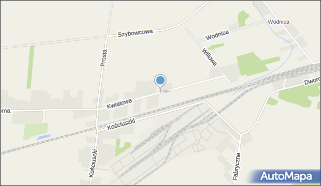Marianka Rędzińska, Kwiatowa, mapa Marianka Rędzińska
