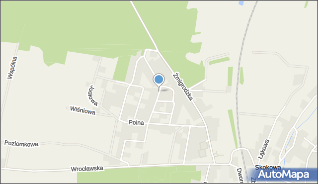 Skokowa, Kwiatowa, mapa Skokowa