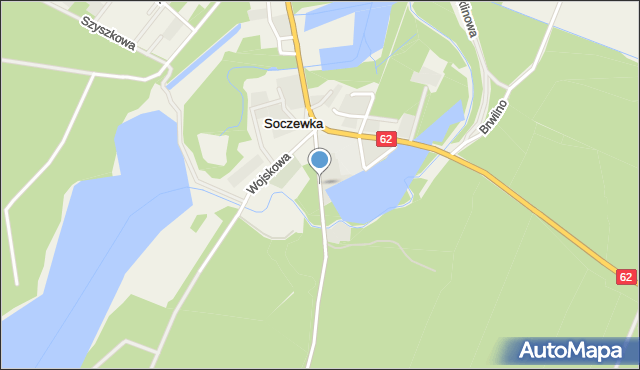 Soczewka gmina Nowy Duninów, Kwiatkowskiego Pawła, ks., mapa Soczewka gmina Nowy Duninów