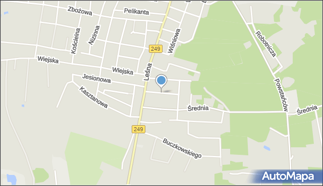 Solec Kujawski, Kwiatowa, mapa Solec Kujawski