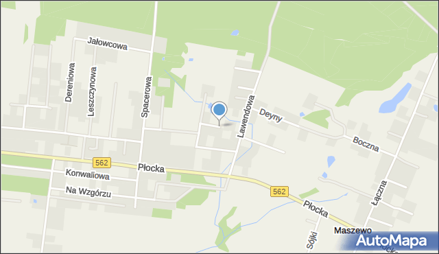 Brwilno gmina Stara Biała, Laurowa, mapa Brwilno gmina Stara Biała