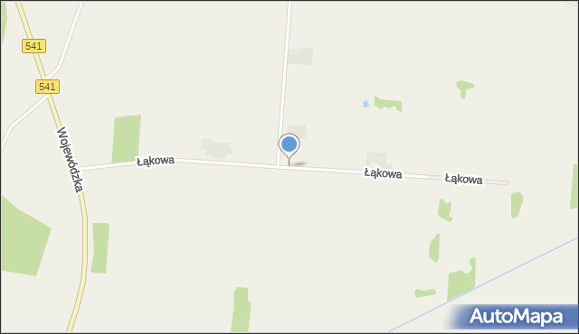 Chamsk, Łąkowa, mapa Chamsk