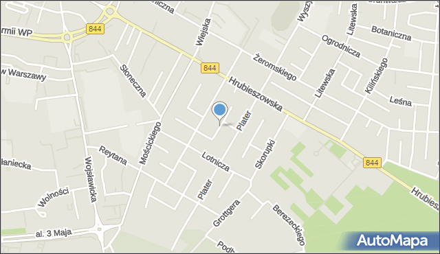 Chełm, Langiewicza Mariana, gen., mapa Chełma